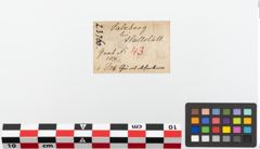 Etiketten zu Bronzegürtelhaken (NHMW-PRAE-023760)